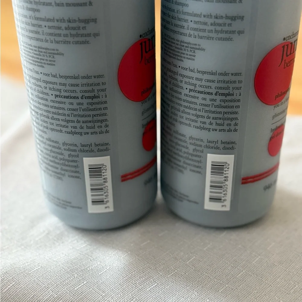 Philosophy Enchanted Juniper Berries Shower Gel Set of 2 – 32 oz Jumbo – New
